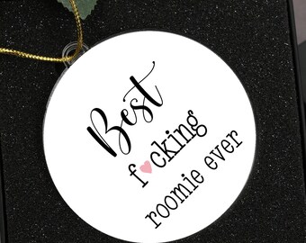Roommate Christmas Ornament, Funny Best Roomie Gift, College Friend  Birthday, Soul Sister Keepsake