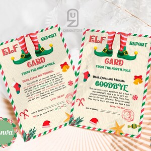 Lettera di arrivo per ragazzi elfi modificabili, lettera di ritorno per elfi, lettera di ritorno per elfi di Natale, lettera di bentornato per elfi, scarica 031