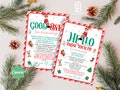 EDITABLE Elf Hello Letter, Greetings From Elf, Elf I'm Back Elf Arrival Elf Return Elf Goodbye Letter Elf Farewell Mail elf letters Download