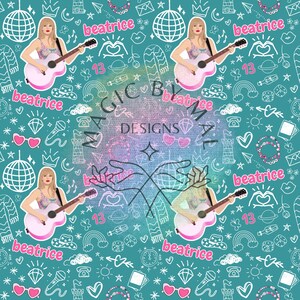 Anpassad namn Swiftie sömlös fil