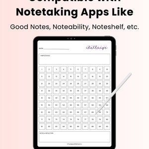 90 Day Challenge Tracker, 90 Day Goal Tracker Template, Printable ...
