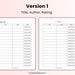 Reading Log Printable Template Goodnotes, Books to Read, Simple Digital ...