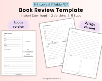 Digital reading journal, minimalist book club printables, book review template goodnotes, book review tracker pdf template ipad, reading log