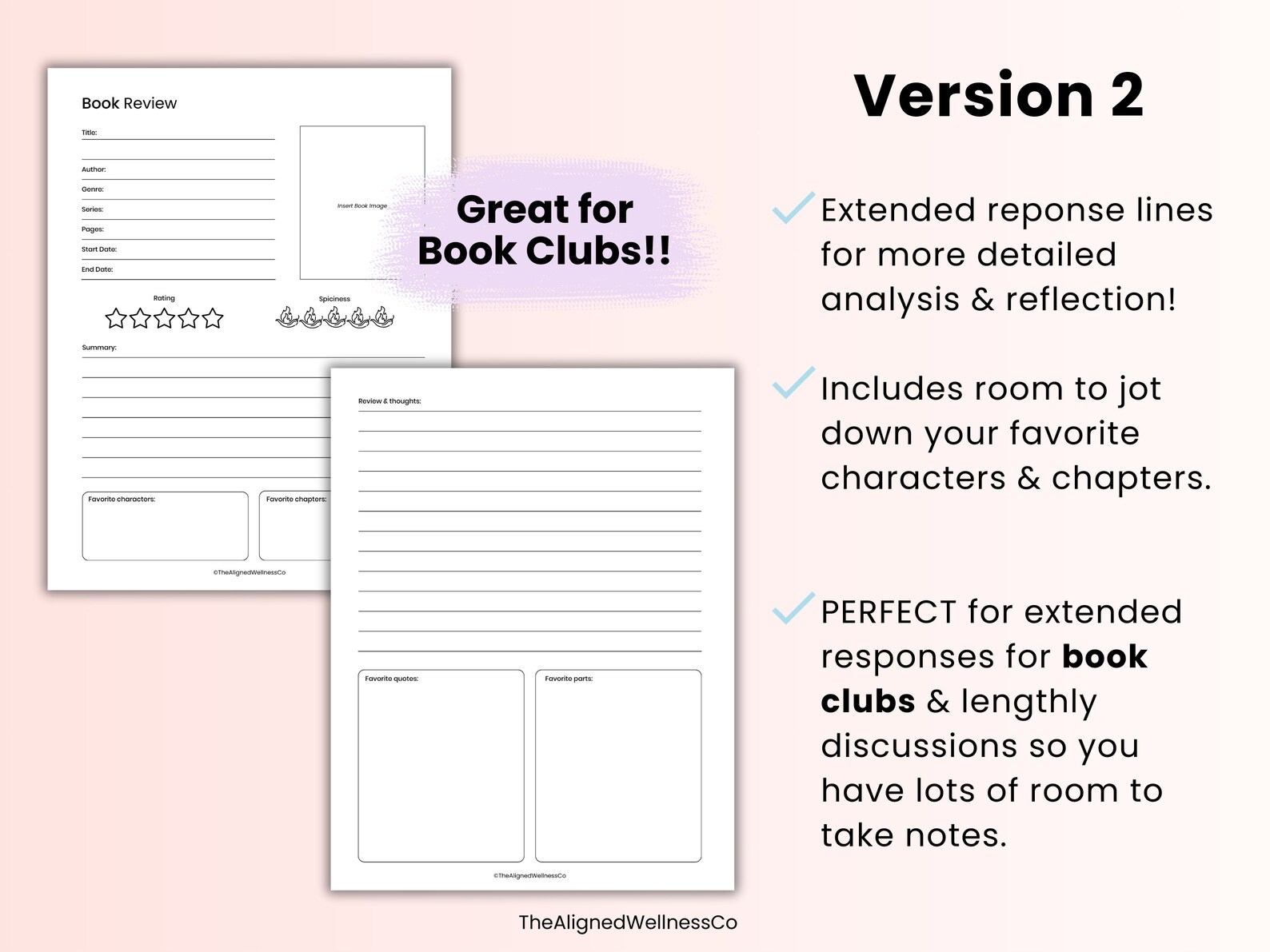 Book Review Template Printable, Book Review Printable, Goodnote Book ...