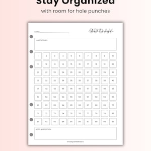 90 Day Challenge Tracker, 90 Day Goal Tracker Template, Printable ...