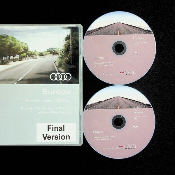 2023-50 Audi MMI Navigation 2G DvD Europe 2019 (2xDVD) (FINAL VERSION) full set