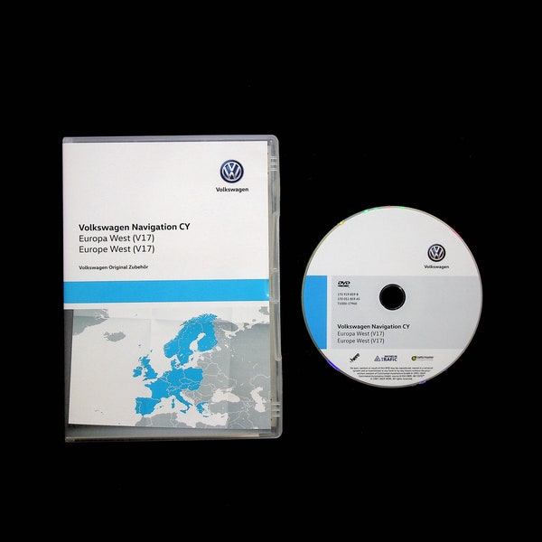 2023-63 VW RNS 510 Cartes de navigation Europe v17 Ouest - VW, Scoda, Seat (version finale)