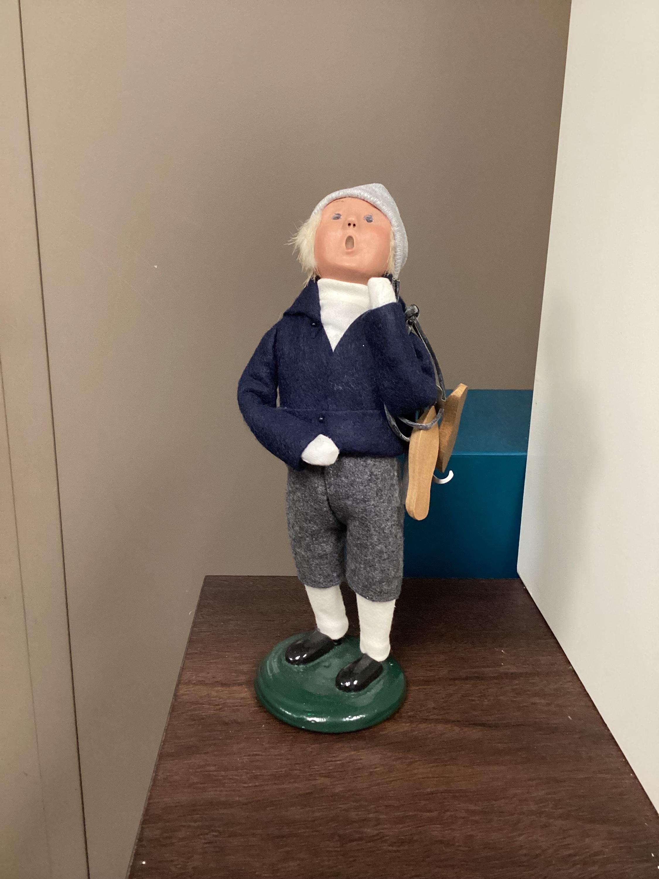 スケート靴を履いた少年 - Etsy 日本