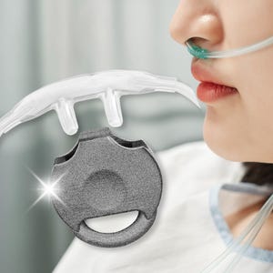Nasal Cannula Cover: Oxygen Tubing Clip, Sanitary Prong Holder
