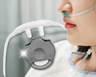 Nasal Cannula Cover: Oxygen Tubing Clip, Sanitary Prong Holder