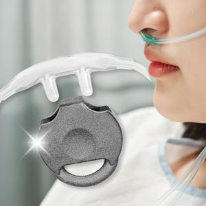 Cannula Cover, Oxygen Tubing Clip, Nasal Cannula Holder, Hang Tube On Inogen Backpack or 02 Bag, Keep Prongs Sanitary And Off Floor