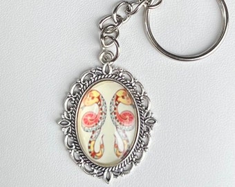 Gemini Zodiac Keychain