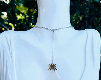 Sweet Cool Ruby Spider Necklace main image 1
