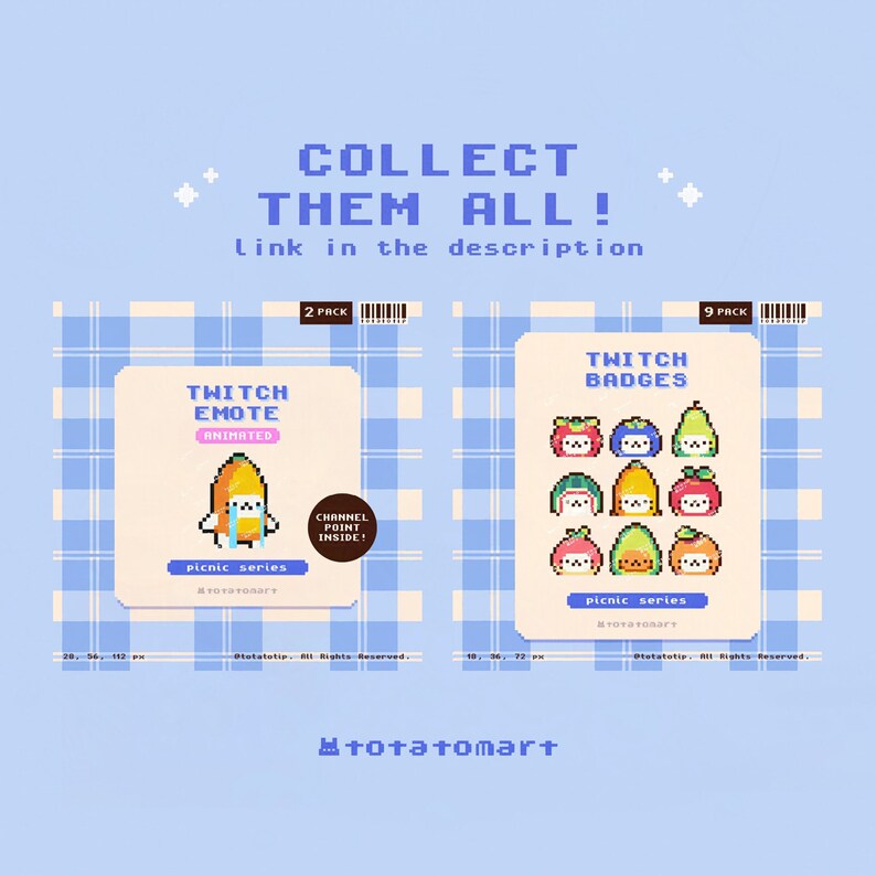 Blueberry Cat Twitch Raid Alert | Cute Pixel Stream Twitch Alerts ...