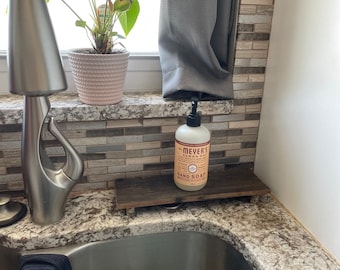 Wood Riser, Plant Stand, Countertop Tray, Wood Tray, Vanity Stand, Sink Caddy, Display Riser, Kitchen Riser, Table Riser, House Warming Gift