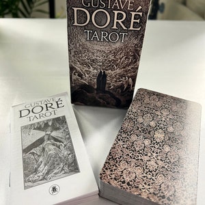 Jeu de tarot Gustave Dore - cartes de tarot d'imagerie biblique romantique et exubérante - livraison gratuite - neuf