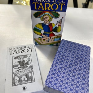 Cartas del Tarot de Marsella - Reproducción de una de las primeras barajas de Tarot, popular en Francia - ENVÍO GRATIS - Nuevo