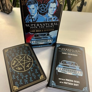 Supernatural Tarot Deck und Ratgeber - Sammel-Tarot-Karten für die TV-Serie, Begleite Sam und Dean Winchester auf der Jagd - KOSTENLOSER VERSAND - Neu