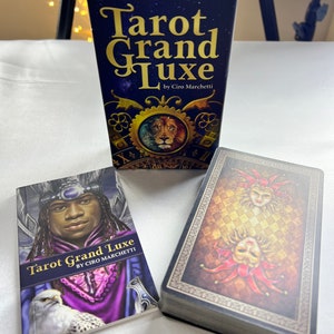 Cartas del Tarot Grand Luxe - Detalles suntuosos, símbolos históricos, referencias al Tarot de Marsella - ENVÍO GRATIS - Nuevo