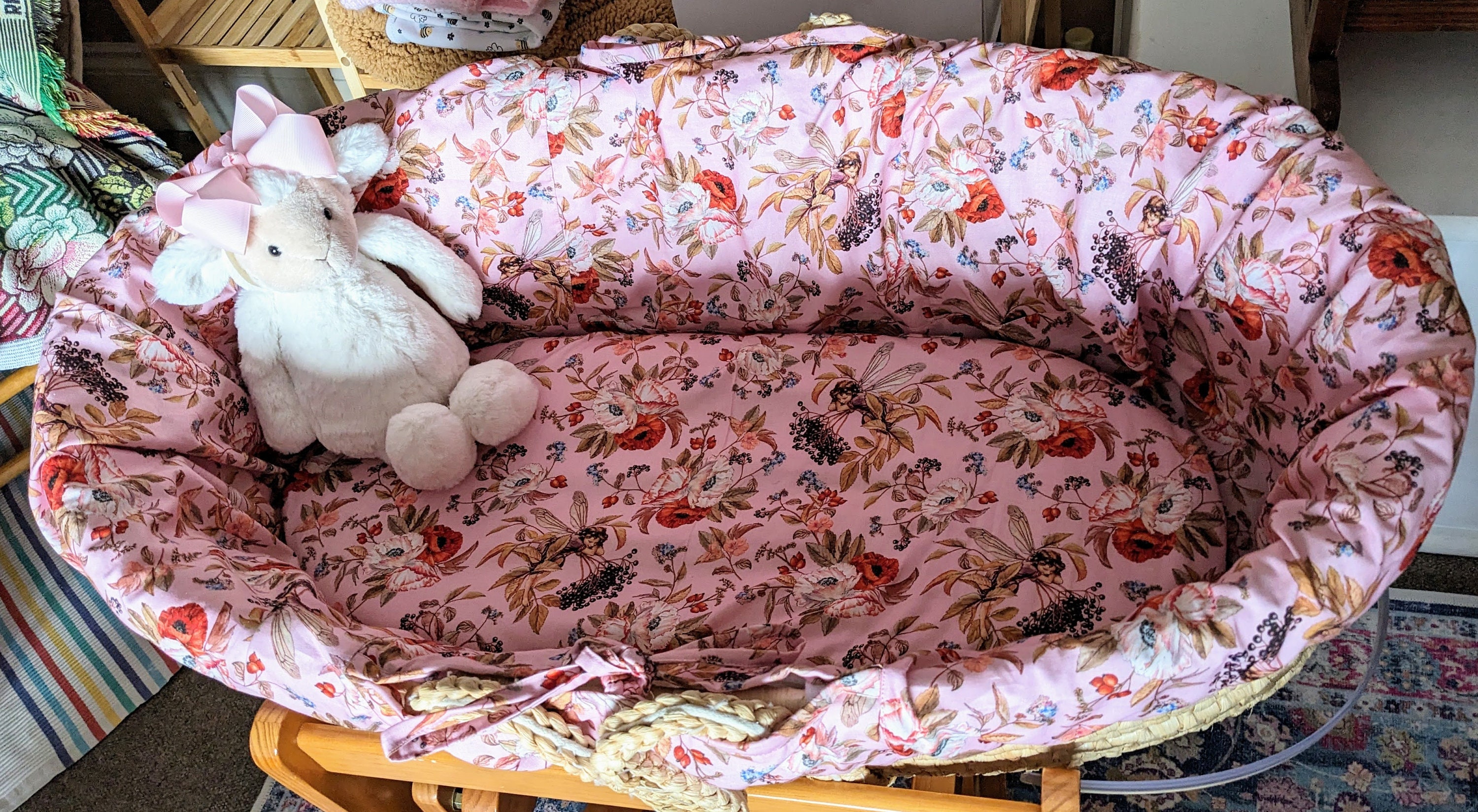 Premium Made to Measure Moses Basket Liner With Mattress Cover Etsy UK