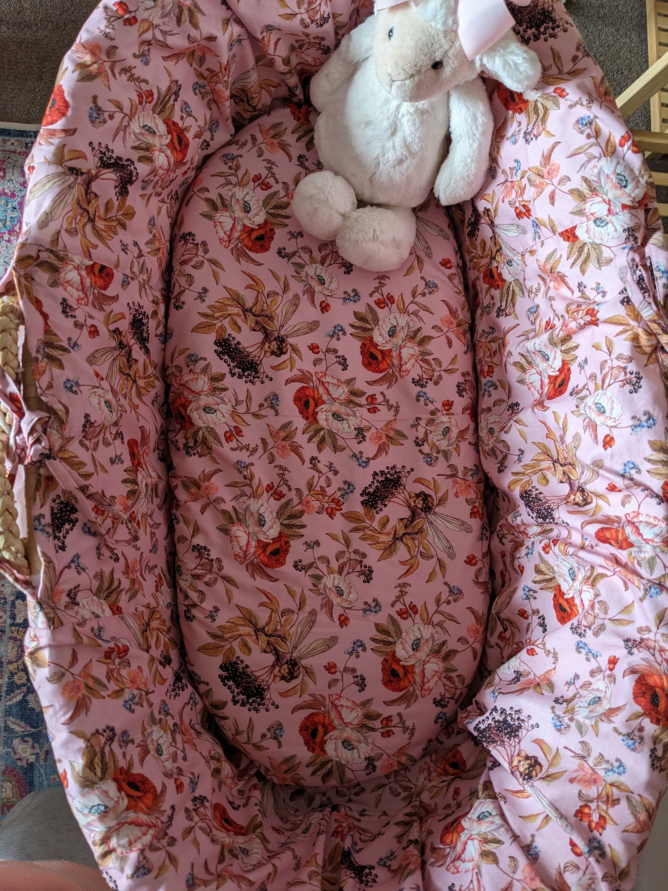 Premium Made to Measure Moses Basket Liner With Mattress Cover Etsy UK