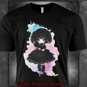 Goth T-shirt, Pastel Goth Clothing, Lolita, Alt Clothing,Occult, Emo, Punk, Grunge, Witchy, Skull Shirt,Atheist T-shirt,Short Sleeve Tee