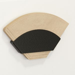Coffee Filter Holder for Melitta 1x4 filters | Wall-Mounted.  Easy Access and Space Saving