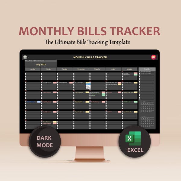 factuurkalender, factuurbetalingstracker, Excel-factuurplanner, maandelijkse tracker, factuurspreadsheet, factuurtracker, digitale kalender, dagelijkse tracker