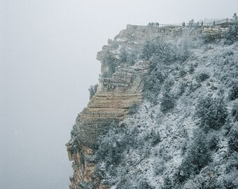 Grand Canyon Snowstorm, Grand Canyon Print