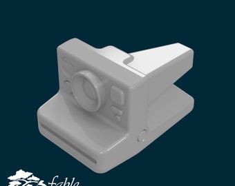 Polaroid Camera 1:6 Play Scale Miniature STL & OBJ 3D Print Files