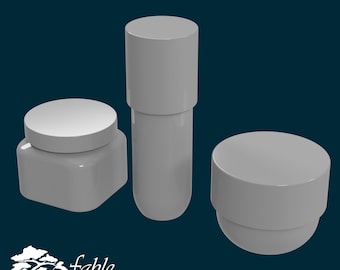 Body Care Products 1:6 Play Scale Miniature STL & OBJ 3D Print Files