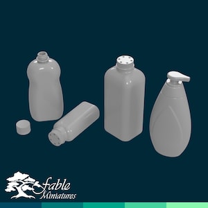 Baby Care Products 1:12 Scale Miniature STL & OBJ 3D Print Files