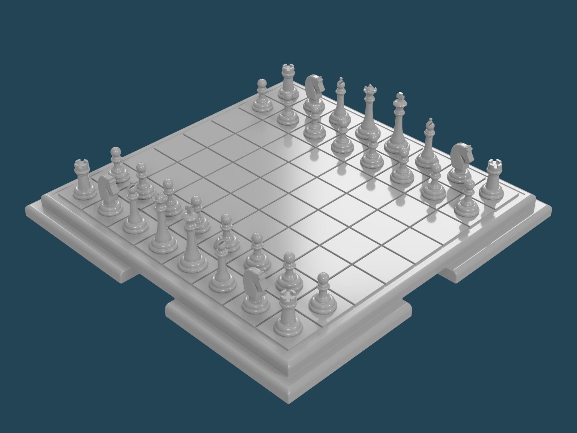 Pokemon chess 2 free 3d model - download stl file