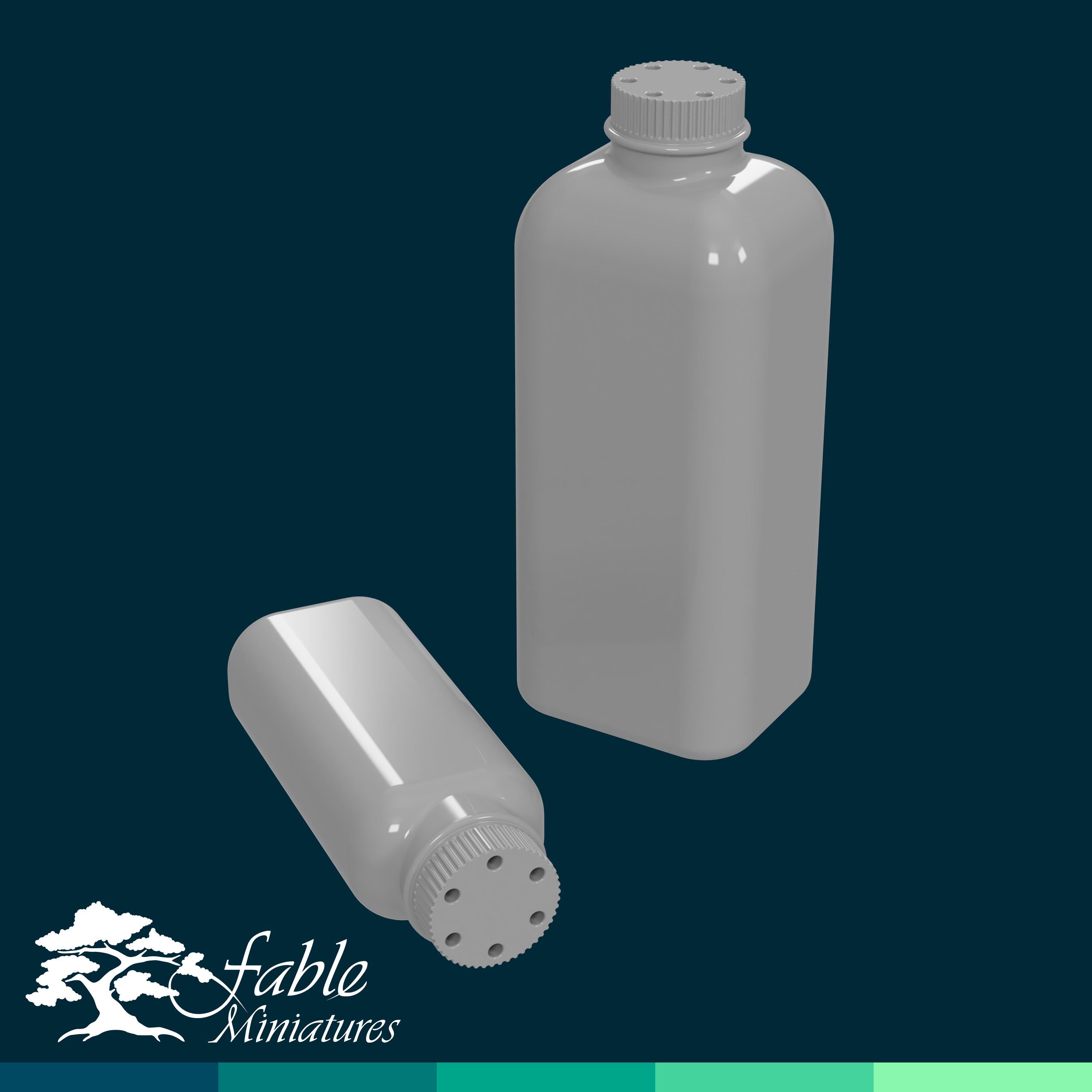 Baby Powder Bottles 1:6 Play Scale Miniature STL & OBJ 3D Print Files