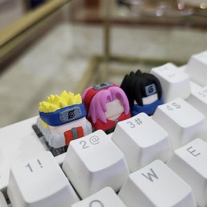 Tecla de anime pintada a mano - Cherry MX, Hiko3D