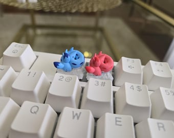 Palworld Chillet Video Game Keycap - Hand Painted, Cute Keycap Designs, Cherry MX