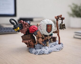 Diorama dipinto Noco Expedition - Fan Art di diorama in miniatura - Altezza 3"