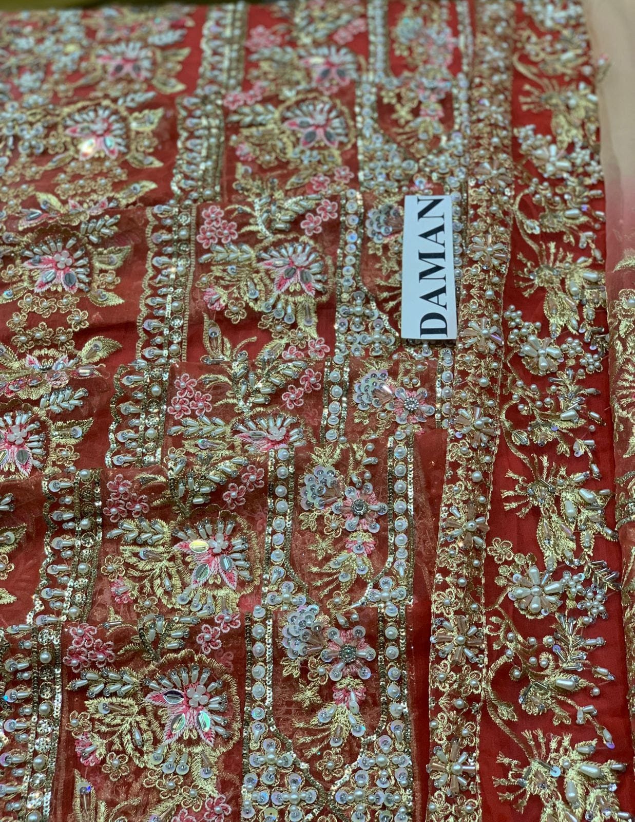 Pakistani Wedding Dress Peach Nikkah Lehnga Maxi Collection Embroidery