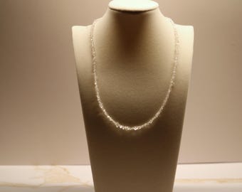 El collar de diamantes Herkimer para la claridad y la sabiduría interior