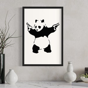Banksy panda - Etsy 日本 Banksy panda - Etsy 日本