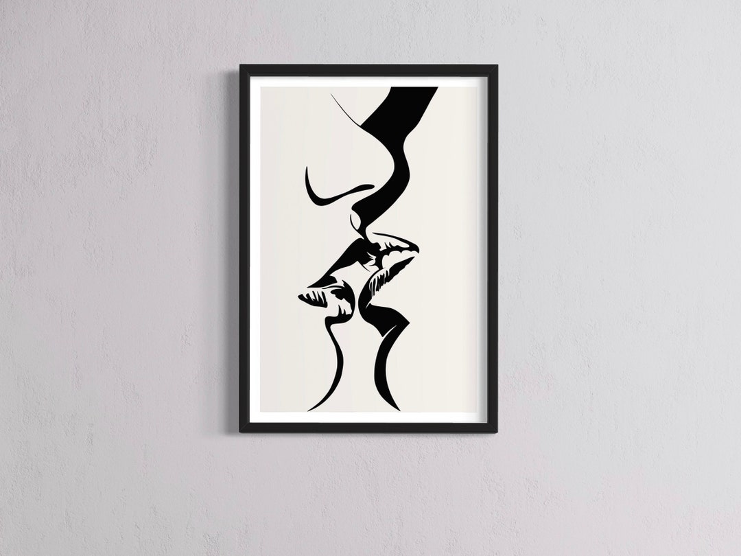 Better Together Wandbilder Set 3-teilig 50x70cm - Schwarz Weiß Poster Leinwand Für Wohnzimmer