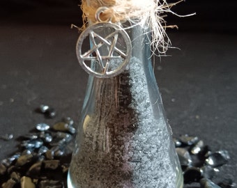 Witch Black Salt, 1 oz, Ultimate in Protection Magic, Ritual Salt, Witchcraft, Voodoo, Hoodoo, Magic, Break Curse, Remove Hex, Stop a Jinx