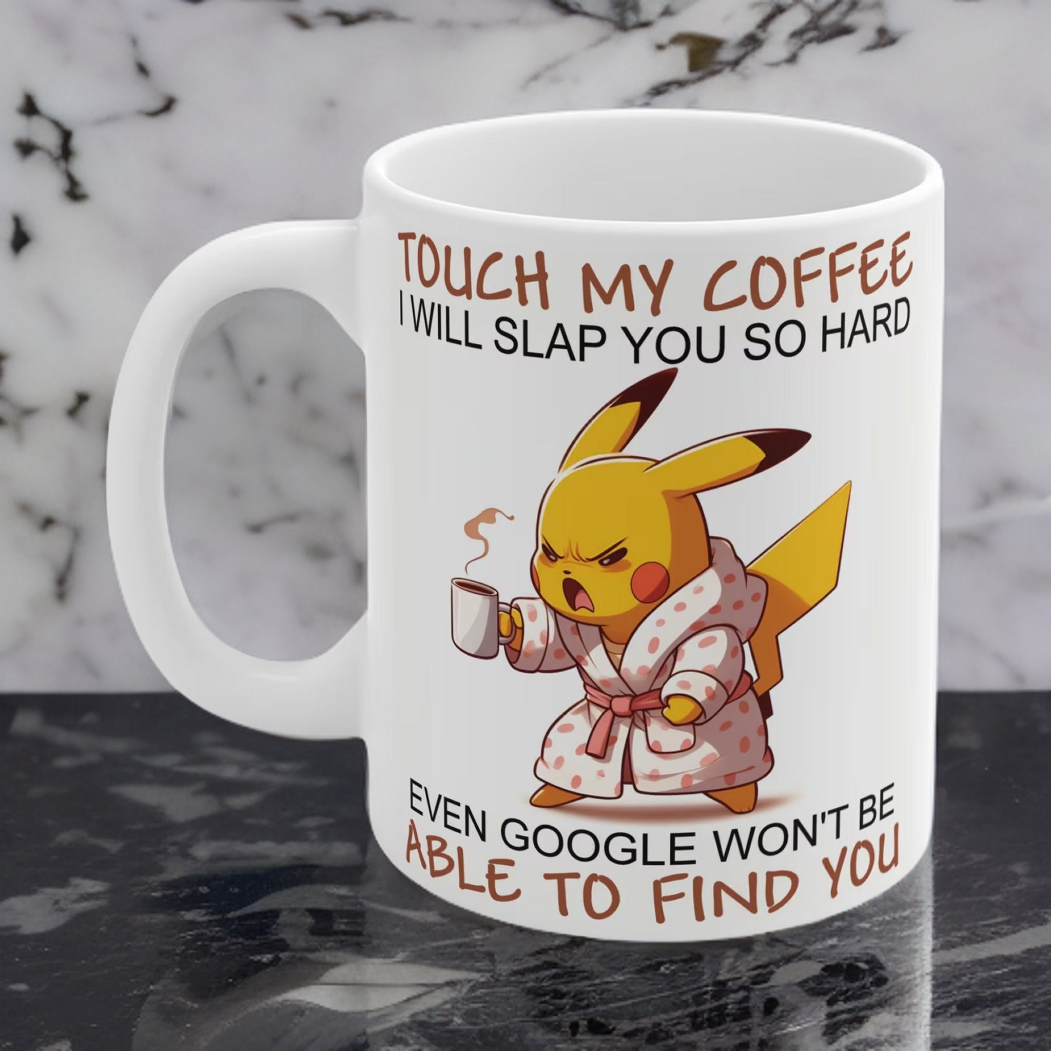 Pikachu lightning - 3D mug, Pokémon Tazza