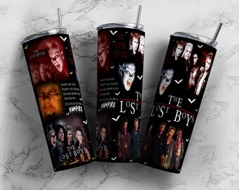 Les garçons perdus Straight Skinny Tumbler wrap 20 oz Sublimation Wrap | Fichier numérique PNG | TÉLÉCHARGEMENT INSTANTANÉ