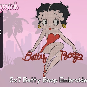 Bombshell Betty Embroidery - Dst, Pes, Xxx, Vp3, Exp, Hus, Jef - Instant Download