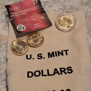 Unissued Official US Government Mint American Innovation Dollar Coins