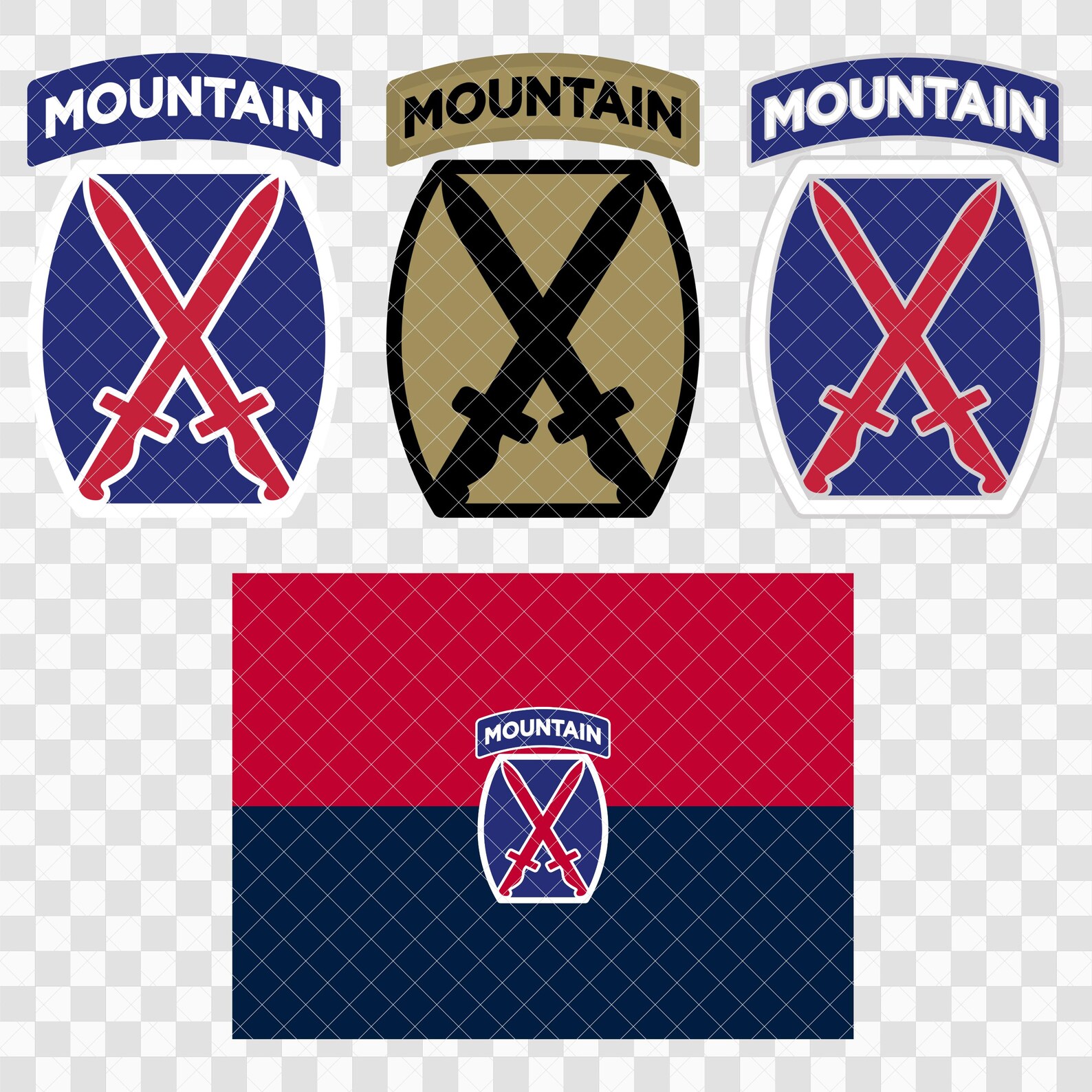 10th Mountain Division PNG Collection - Etsy
