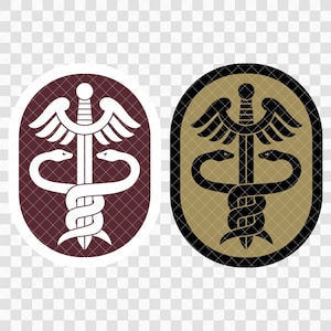 Colección PNG de insignias de manga de hombro de MEDCOM