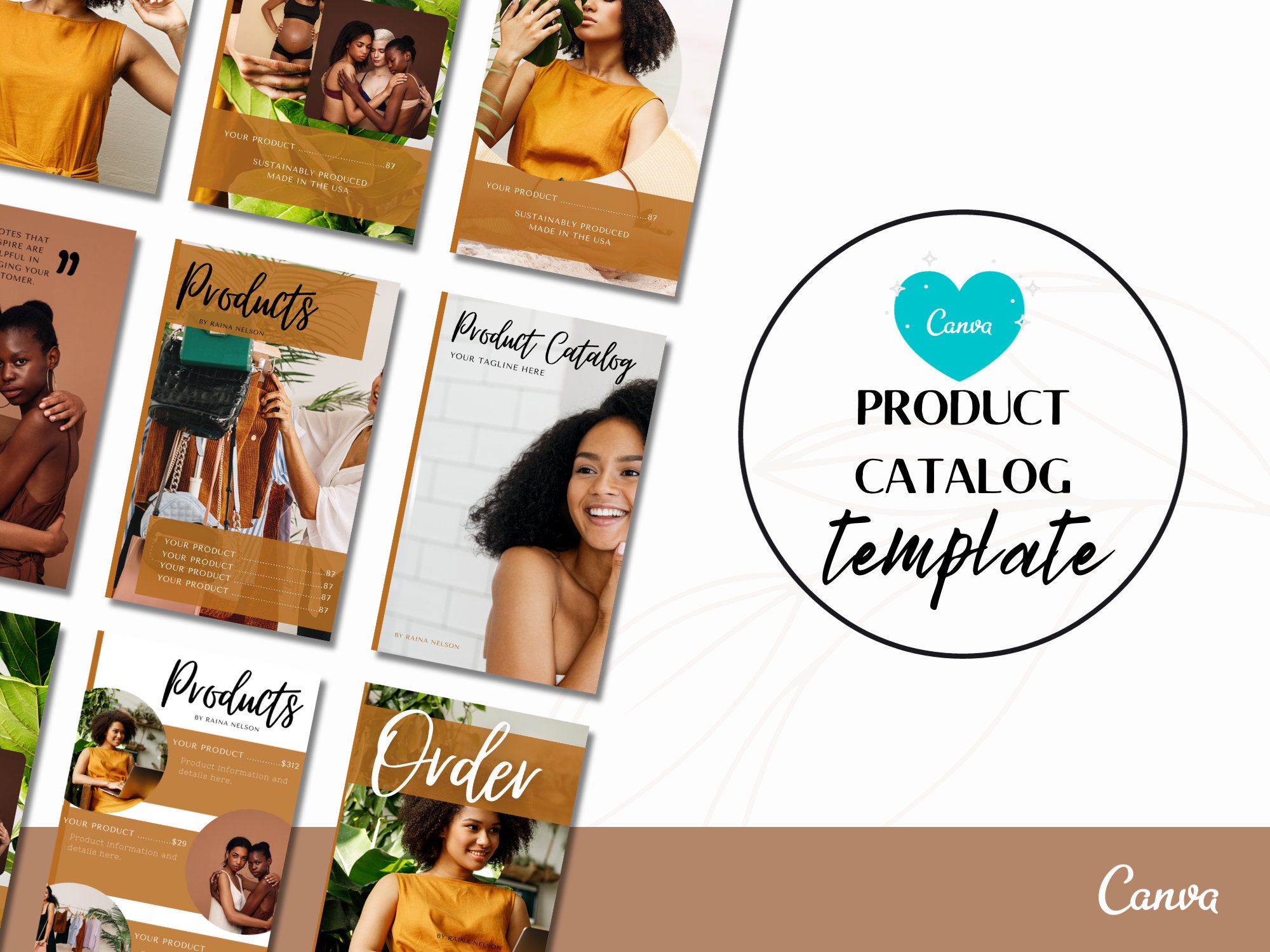 Editable Product Catalogue Lookbook for Designers Jewelry Fashion