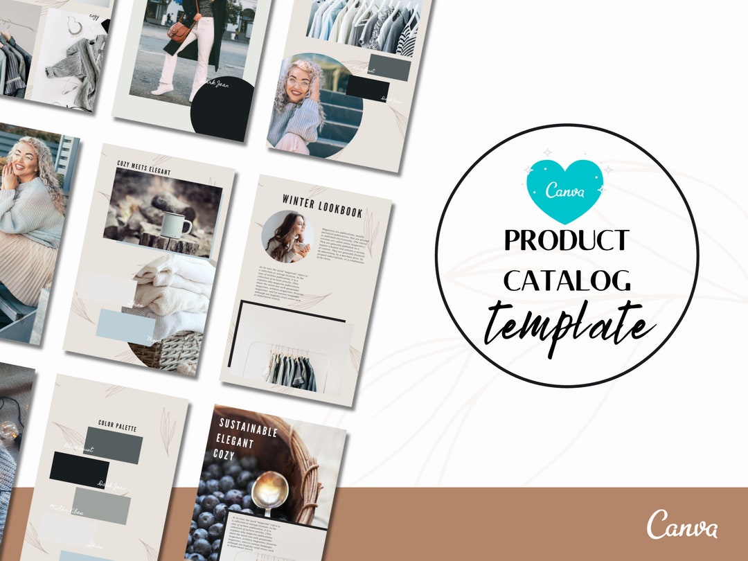 Editable Product Catalogue Lookbook for Designers Jewelry Fashion
